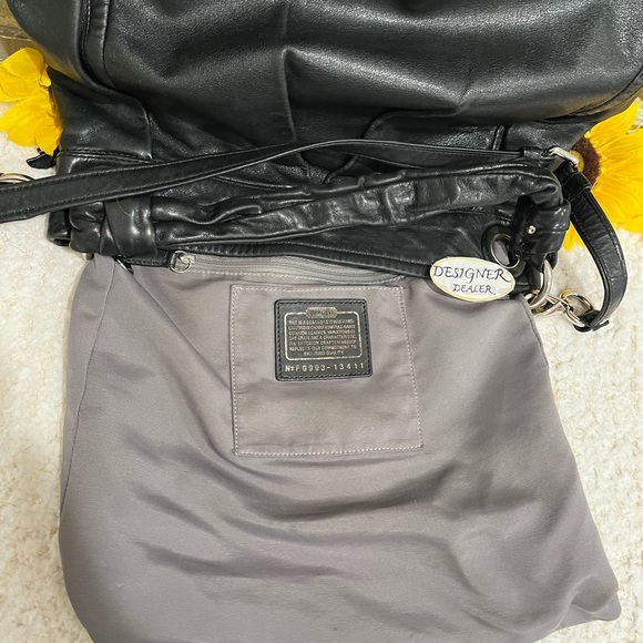 Authentic COACH Parker Hippie Black Leather Bag GUC! 13411 - Picture 11 of 13